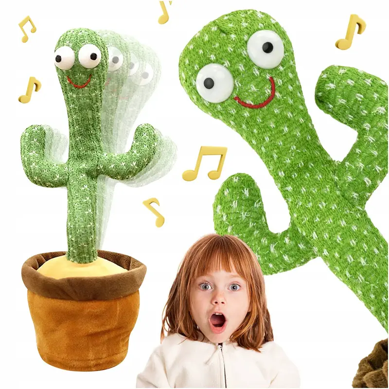 Juguete Interactivo 30 cm – Sonido, Luz, Grabación y Baile USB
