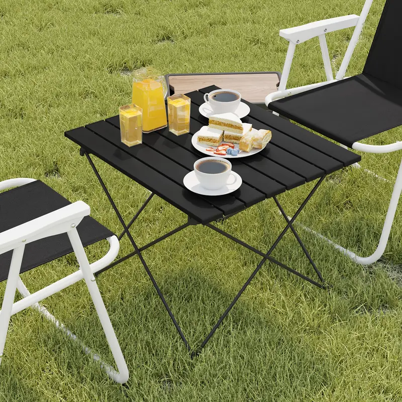 Mesa de Camping Plegable – Aluminio Ligero con Bolsa de Transporte