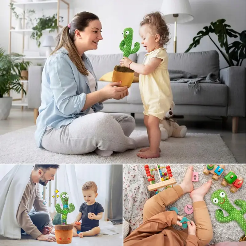 Juguete Interactivo 30 cm – Sonido, Luz, Grabación y Baile USB
