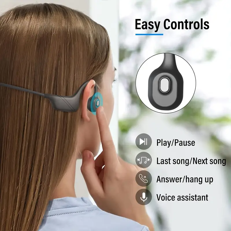 Auriculares de Conducción Ósea – Micrófono Cancelación de Ruido y USB-C
