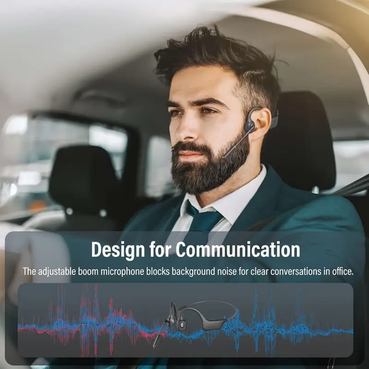 Auriculares de Conducción Ósea – Micrófono Cancelación de Ruido y USB-C