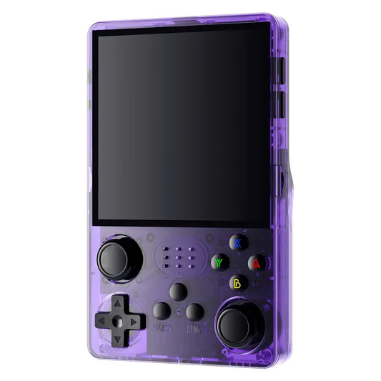Consola de Juegos Retro Portátil – Morada, Pantalla a Color y Batería 3000mAh