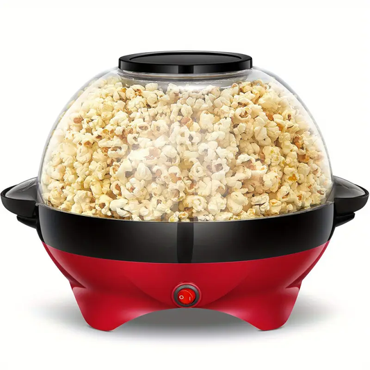 Máquina de Palomitas Eléctrica Yabano 800W – 5.5L, Calentamiento Rápido y Programable