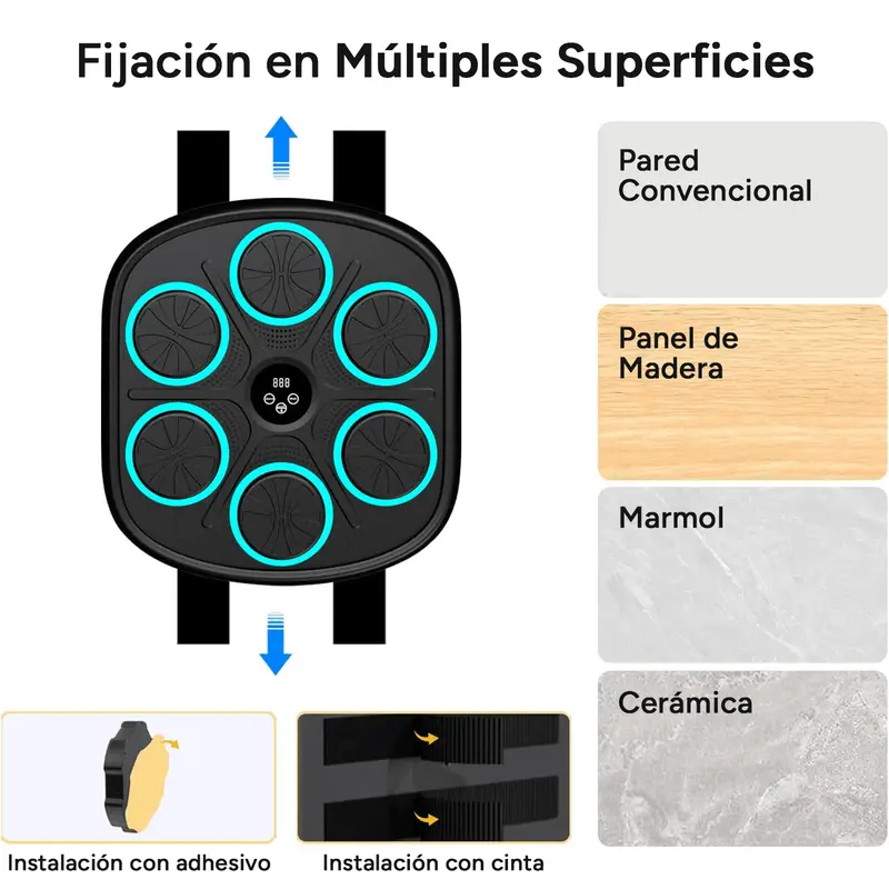 Tablero de Boxeo Electrónico Bestline – 9 Modos, Guantes Incluidos, Zona de Golpeo Flexible