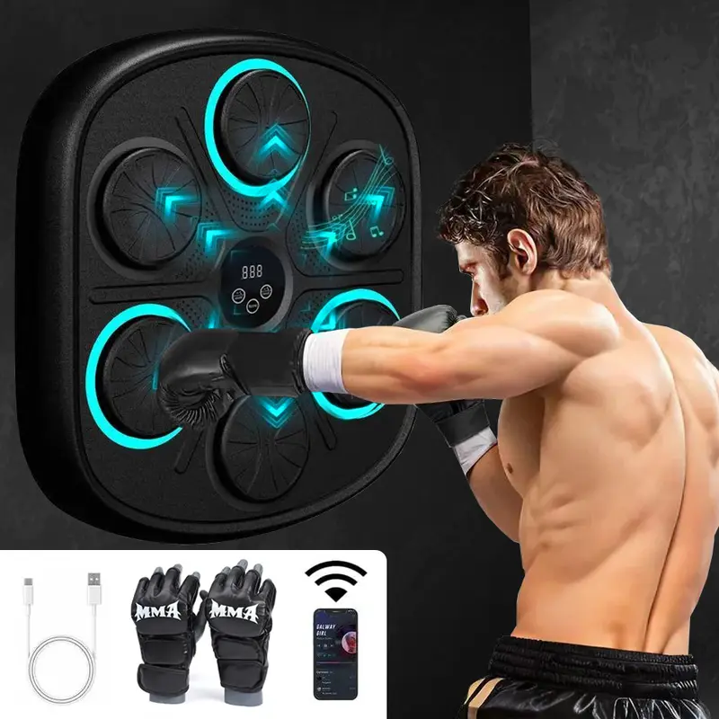 Tablero de Boxeo Electrónico Bestline – 9 Modos, Guantes Incluidos, Zona de Golpeo Flexible