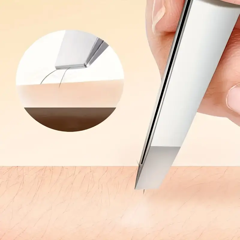 Pinzas Profesionales de Acero Inoxidable – Precisión para Cejas y Barba