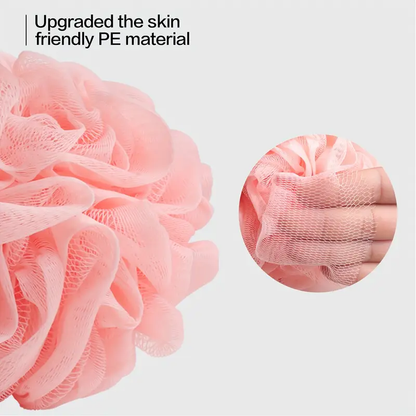 Set de 4 Esponjas Exfoliantes de Baño – Suaves de Malla