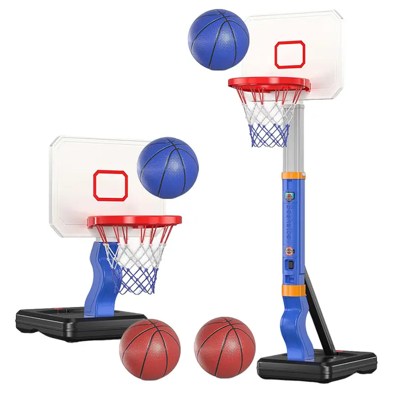 Aro de Baloncesto Ajustable para Niños – 70-138 cm, Uso Interior y Exterior