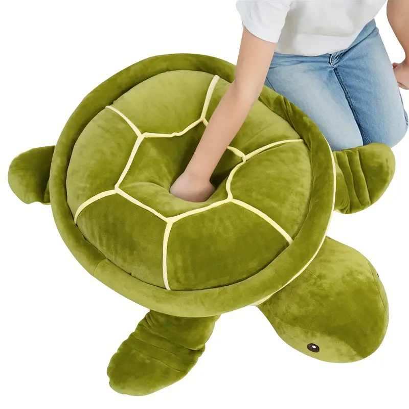 Tortuga Marina de Peluche Gigante 28'' – Almohada Suave e Ideal como Regalo