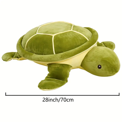Tortuga Marina de Peluche Gigante 28'' – Almohada Suave e Ideal como Regalo